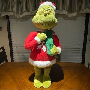 The Grinch Christmas Stuffed Standing Fabric Doll